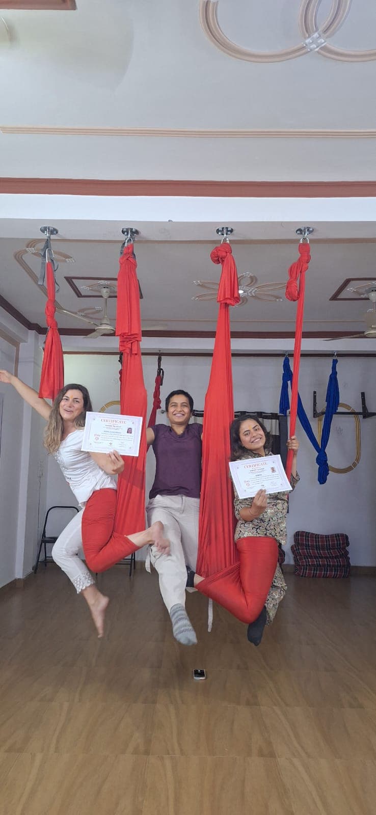 Aerial yoga vibes