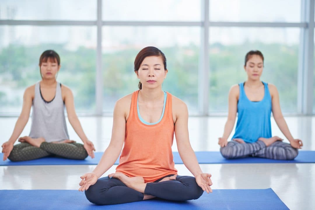 200-hour yoga teacher training class in session
