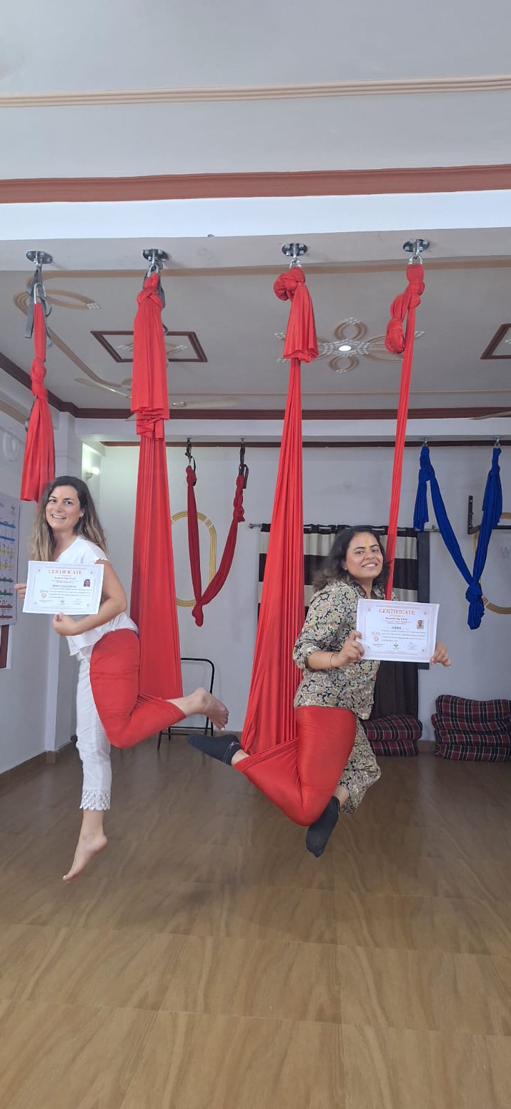 Aerial yoga skill