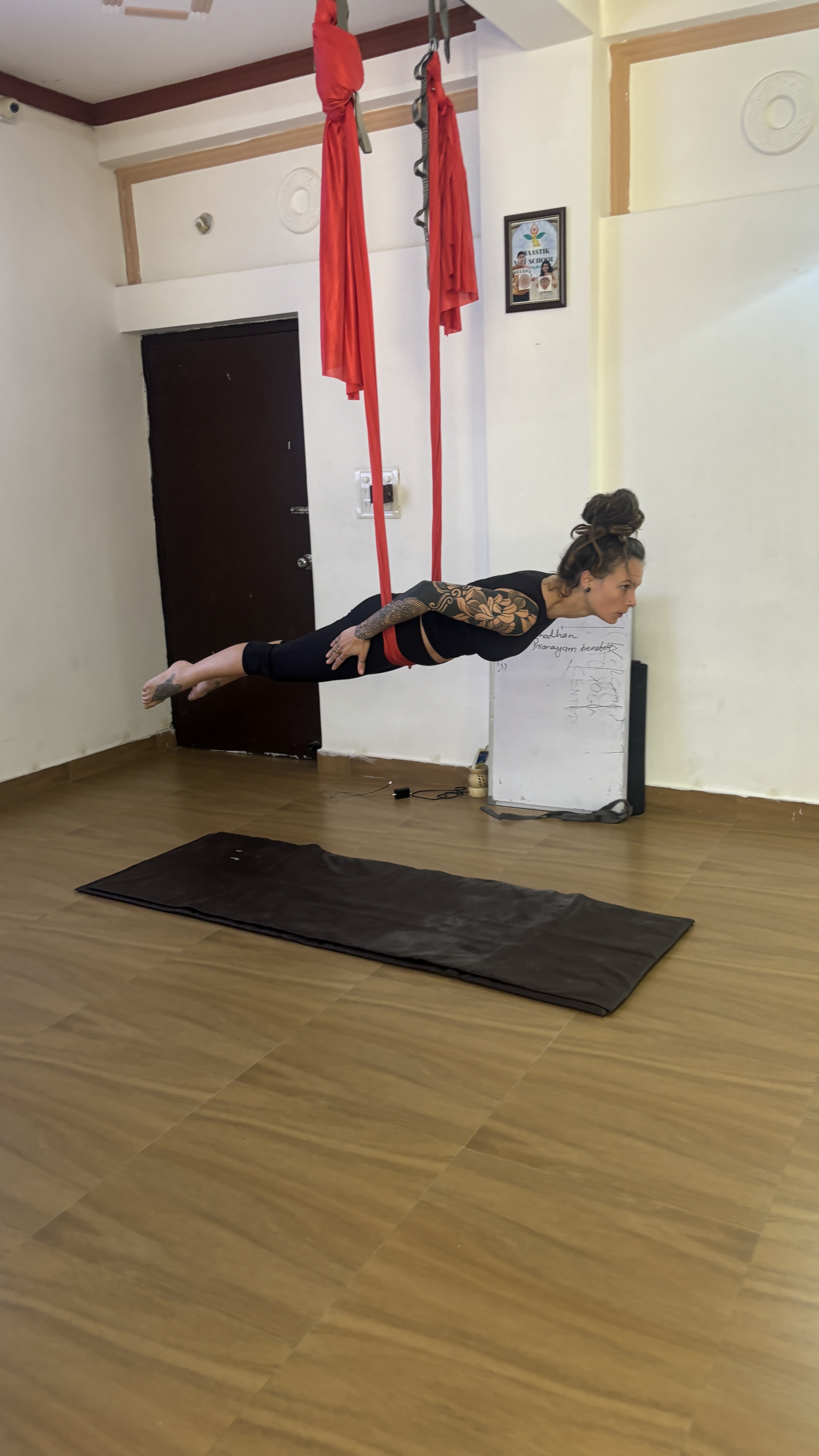 Aerial yoga marina flow