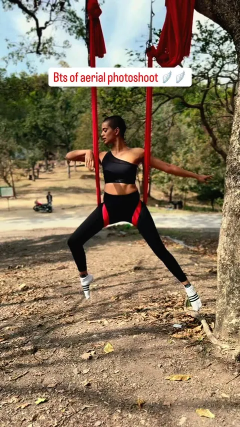 Behind the Scenes: Aerial Yoga Magic