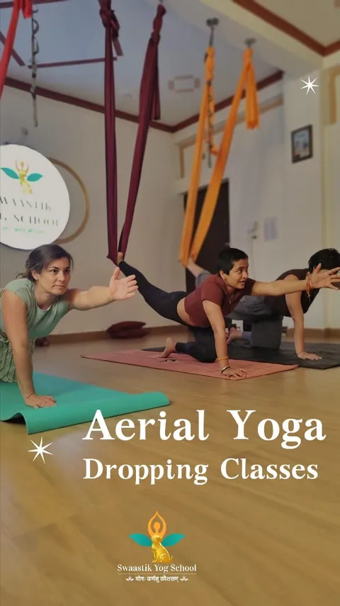 Ready to Fly in Rishikesh — Aerial Yoga