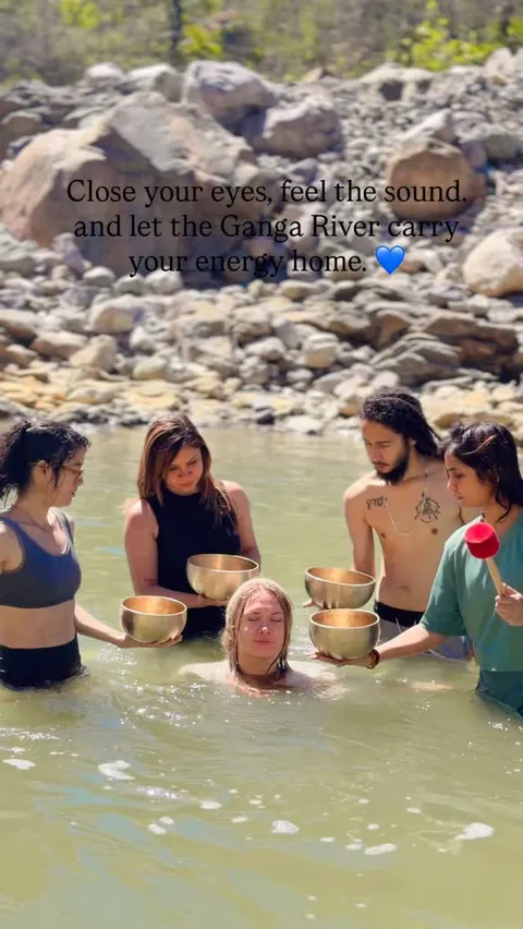 Sound Bath by the Ganga River